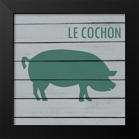 Farm Time 1 Black Modern Wood Framed Art Print by Kimberly, Allen