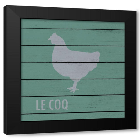 Farm Time 4 Black Modern Wood Framed Art Print with Double Matting by Kimberly, Allen