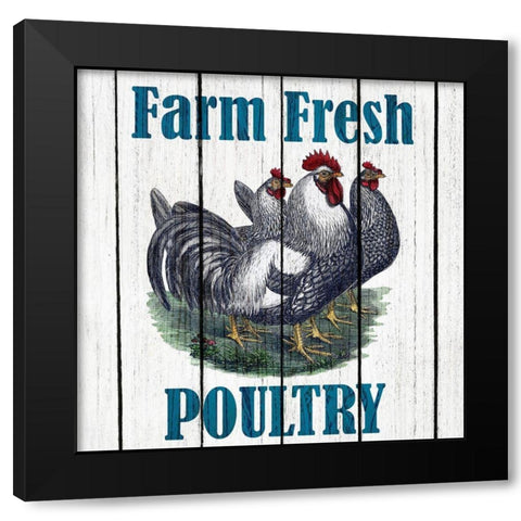 Farm Fresh 2 Black Modern Wood Framed Art Print by Kimberly, Allen