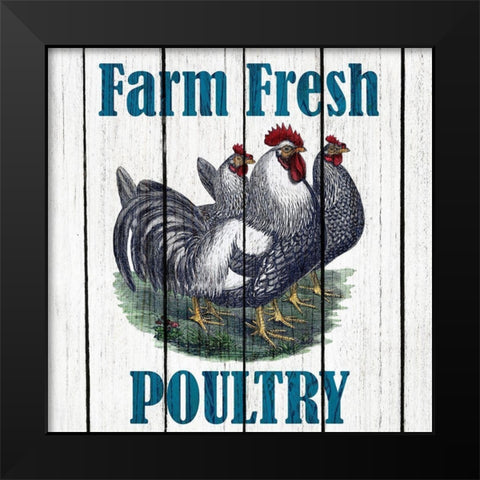 Farm Fresh 2 Black Modern Wood Framed Art Print by Kimberly, Allen