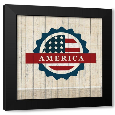 Liberty 2 Black Modern Wood Framed Art Print by Kimberly, Allen