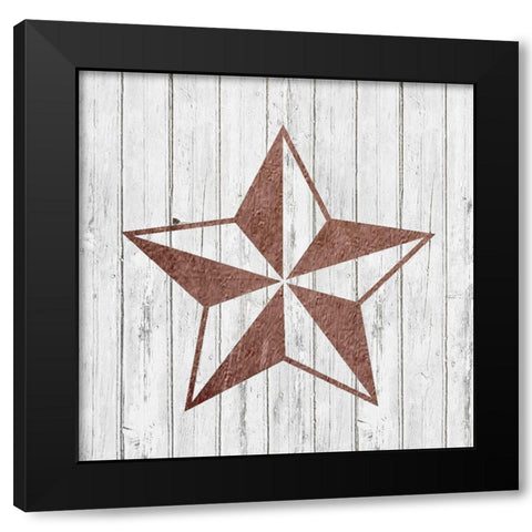 Five Point Black Modern Wood Framed Art Print with Double Matting by Kimberly, Allen