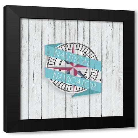 Voyager 2 Black Modern Wood Framed Art Print by Kimberly, Allen