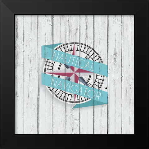 Voyager 2 Black Modern Wood Framed Art Print by Kimberly, Allen