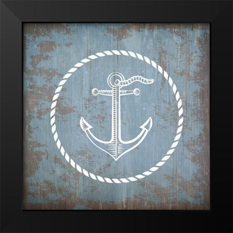 Sea Time 1 Black Modern Wood Framed Art Print by Kimberly, Allen