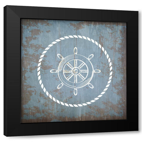 Sea Time 3 Black Modern Wood Framed Art Print with Double Matting by Kimberly, Allen