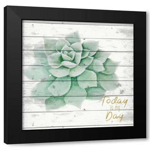 Live for Today 2 Black Modern Wood Framed Art Print by Kimberly, Allen