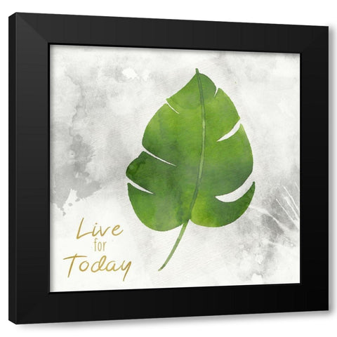 Today is my Day 2 Black Modern Wood Framed Art Print by Kimberly, Allen