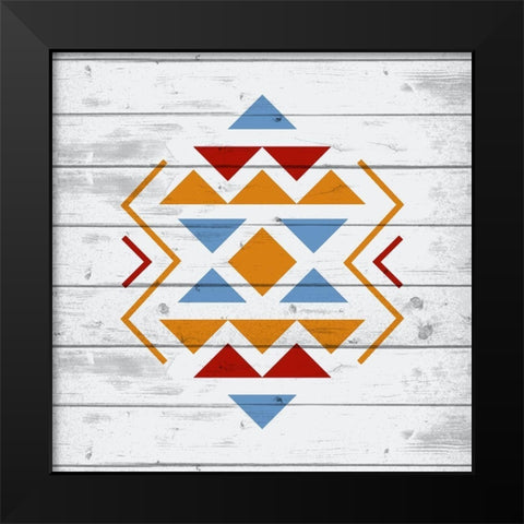 Global 3 Black Modern Wood Framed Art Print by Kimberly, Allen