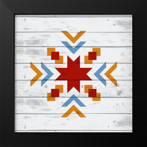 Global 4 Black Modern Wood Framed Art Print by Kimberly, Allen