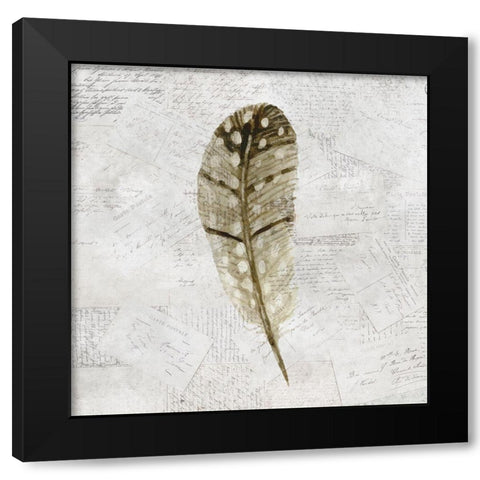 Imprint 1 Black Modern Wood Framed Art Print by Kimberly, Allen