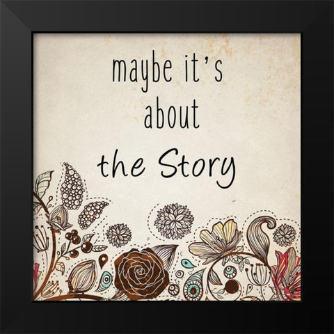 Happy Ending 2 Black Modern Wood Framed Art Print by Kimberly, Allen