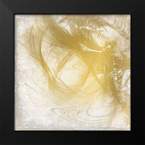 Organic Burst 1 Black Modern Wood Framed Art Print by Kimberly, Allen