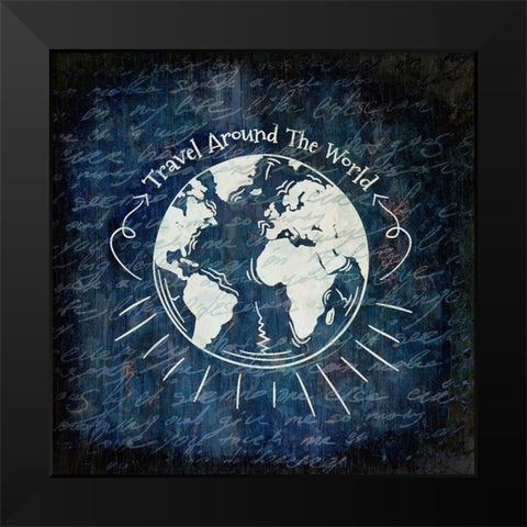 Ready for Adventure 2 Black Modern Wood Framed Art Print by Kimberly, Allen