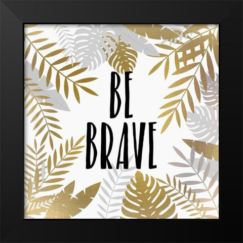 Stay Wild 3 Black Modern Wood Framed Art Print by Kimberly, Allen