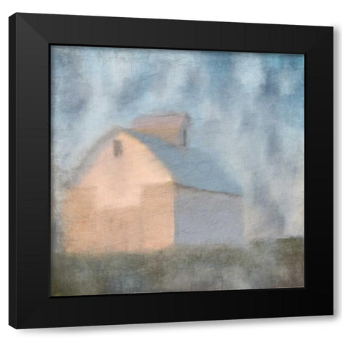 At the Barn Black Modern Wood Framed Art Print by Allen, Kimberly