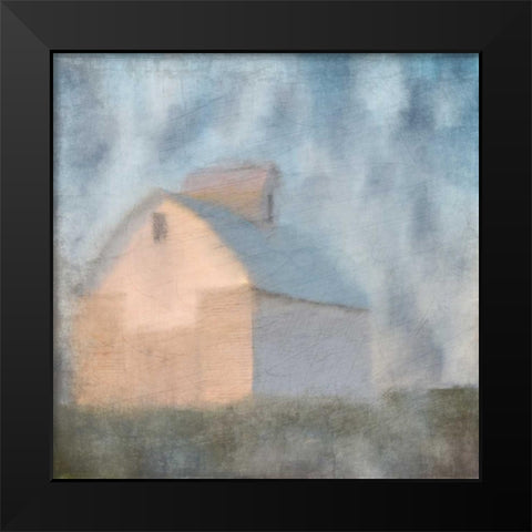 At the Barn Black Modern Wood Framed Art Print by Allen, Kimberly