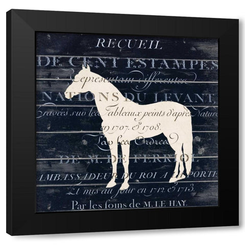 At the Farm 2 Black Modern Wood Framed Art Print by Allen, Kimberly