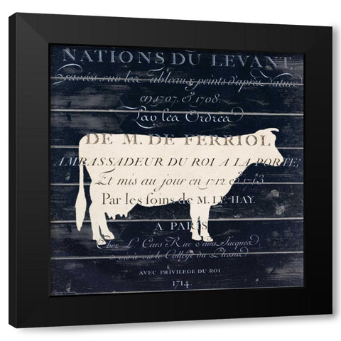 At the Farm 3 Black Modern Wood Framed Art Print with Double Matting by Allen, Kimberly