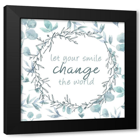 Change 1 Black Modern Wood Framed Art Print with Double Matting by Kimberly, Allen