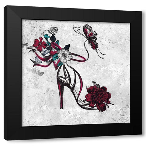 High Fashion 3 Black Modern Wood Framed Art Print with Double Matting by Kimberly, Allen