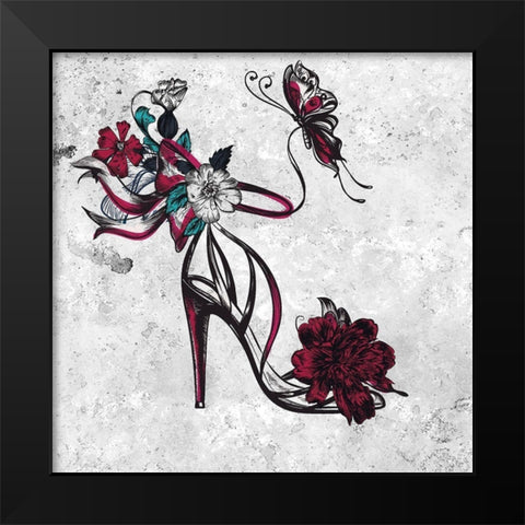 High Fashion 3 Black Modern Wood Framed Art Print by Kimberly, Allen