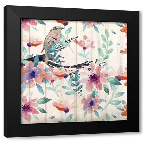 On the Branch 2 Black Modern Wood Framed Art Print by Kimberly, Allen