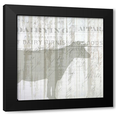 Farm Life 1 Black Modern Wood Framed Art Print by Allen, Kimberly