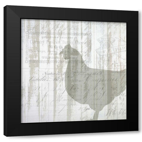 Farm Life 2 Black Modern Wood Framed Art Print by Allen, Kimberly