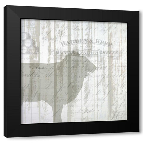 Farm Life 3 Black Modern Wood Framed Art Print with Double Matting by Allen, Kimberly