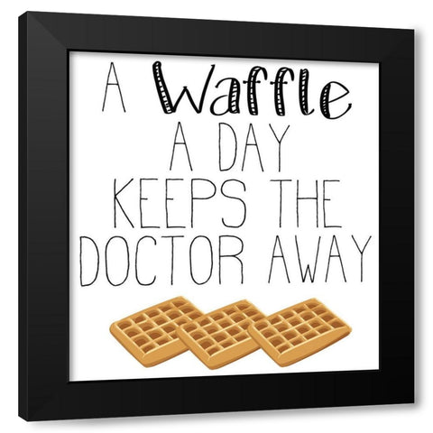 Good Morning 3 Black Modern Wood Framed Art Print with Double Matting by Kimberly, Allen