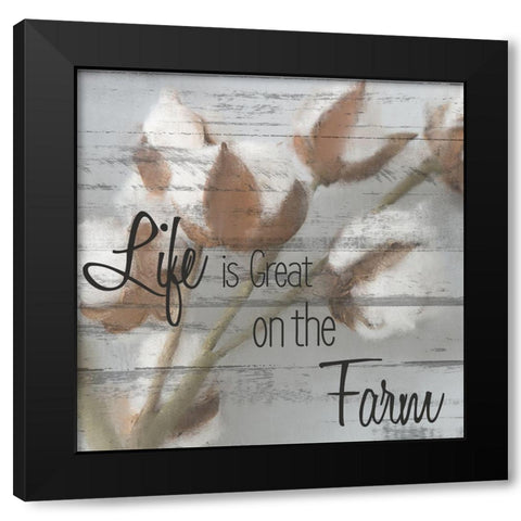 Life is Great on the Farm Black Modern Wood Framed Art Print by Allen, Kimberly