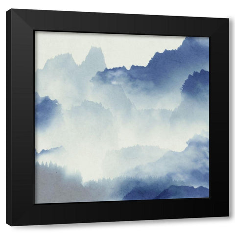 Mountain Mist 2 Black Modern Wood Framed Art Print with Double Matting by Allen, Kimberly