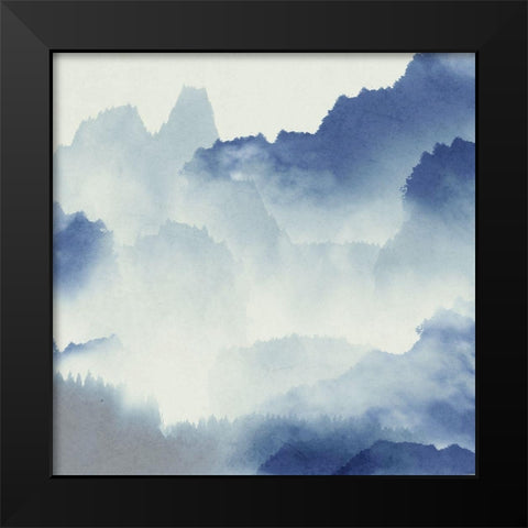 Mountain Mist 2 Black Modern Wood Framed Art Print by Allen, Kimberly