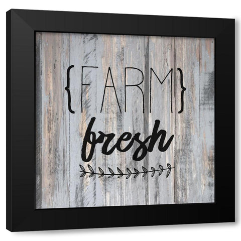 Farm Fresh Black Modern Wood Framed Art Print with Double Matting by Allen, Kimberly