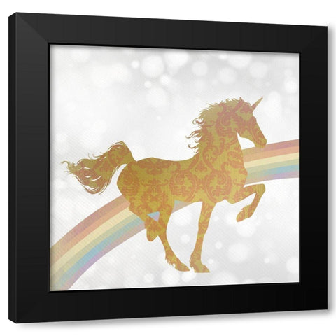 Somewhere over the Rainbow 1 Black Modern Wood Framed Art Print by Kimberly, Allen