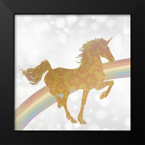 Somewhere over the Rainbow 1 Black Modern Wood Framed Art Print by Kimberly, Allen