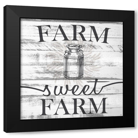 Farm 1 Black Modern Wood Framed Art Print with Double Matting by Allen, Kimberly