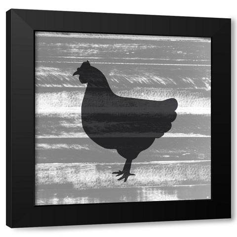 Farm 3 Black Modern Wood Framed Art Print with Double Matting by Allen, Kimberly