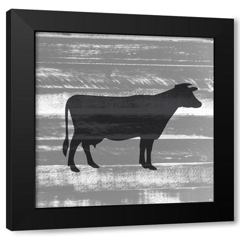 Farm 7 Black Modern Wood Framed Art Print with Double Matting by Kimberly, Allen
