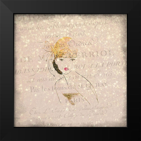 Glamour 2 Black Modern Wood Framed Art Print by Kimberly, Allen