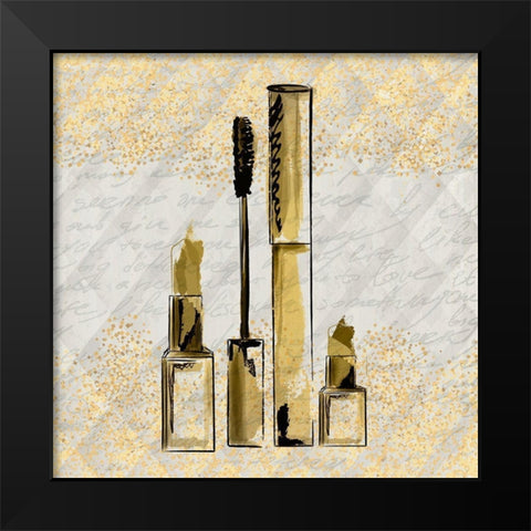 Your Look 2 Black Modern Wood Framed Art Print by Kimberly, Allen