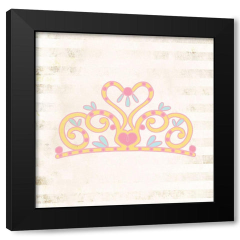 Princess for a Day 1 Black Modern Wood Framed Art Print by Kimberly, Allen