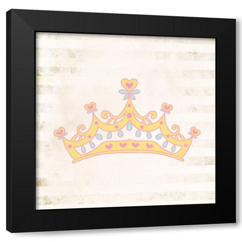 Princess for a Day 3 Black Modern Wood Framed Art Print with Double Matting by Kimberly, Allen