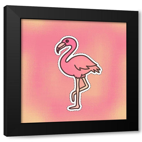 Cutout 2 Black Modern Wood Framed Art Print with Double Matting by Kimberly, Allen