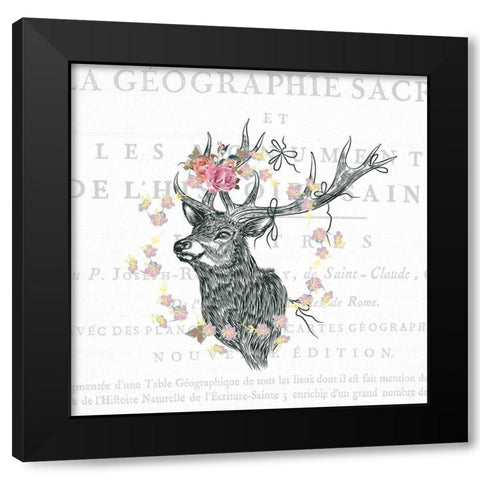 Free Spirit 2 Black Modern Wood Framed Art Print by Kimberly, Allen