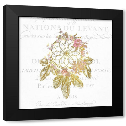 Free Spirit A Black Modern Wood Framed Art Print by Kimberly, Allen