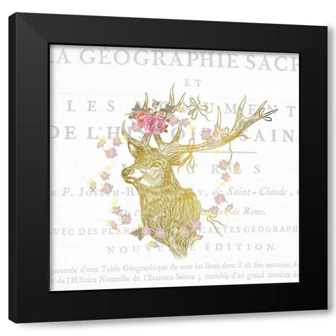 Free Spirit B Black Modern Wood Framed Art Print by Kimberly, Allen