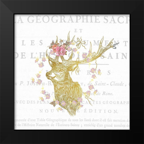 Free Spirit B Black Modern Wood Framed Art Print by Kimberly, Allen