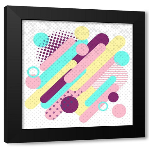 Shaping Black Modern Wood Framed Art Print with Double Matting by Kimberly, Allen